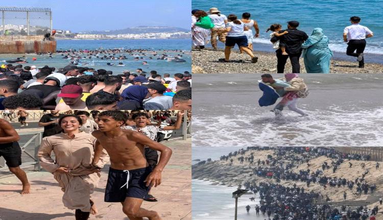 مشاهد صادمة للتدفق المغاربة  عبر البحر والسواحل في محاولة للوصول إلى الضفة الأخرى بحثاً عن أفق جديدة