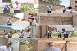 أشغال دارسعد وإدارة التربية بالمديرية يتابعا التجهيزات الأخيرة للبدء في إعادة تأهيل وترميم عدد من أسوار المدارس الحكومية