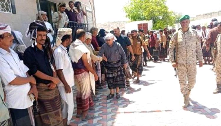 انتقالي الضالع يشارك بعزاء هادي في أبين