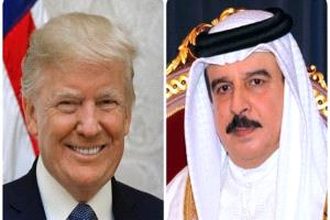 العاهل البحريني والرئيس الأميركي يبحثان التطورات بين طهران وواشنطن