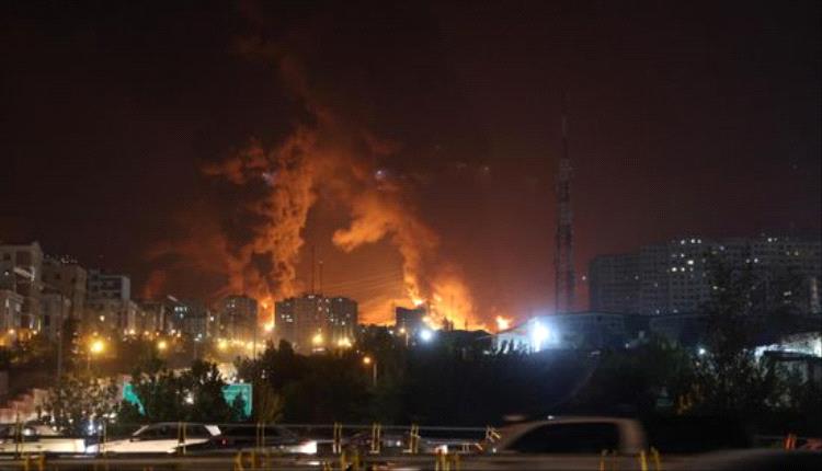 مناطق بإسرائيل تتعرض لقصف إيراني