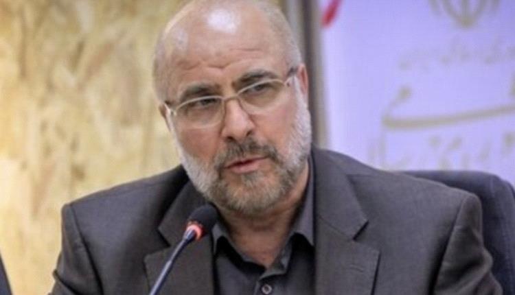 قاليباف يسخر من انسحاب حاملة الطائرات الأمريكية من ساحة المواجهة بعد هجوم إيراني