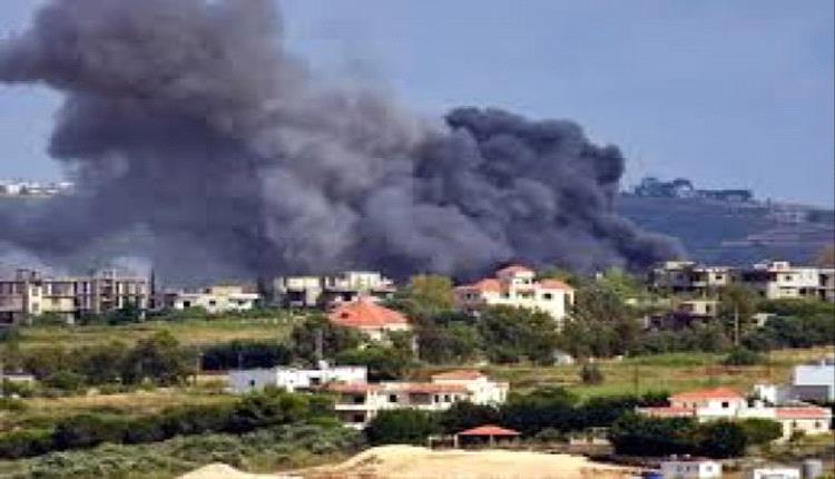 غارة اسرائيلية على مبنى في مدينة صيدا في جنوب لبنان
