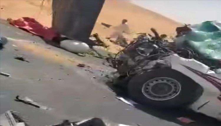حادث مروري مروع يصيب مغتربين يمنيين