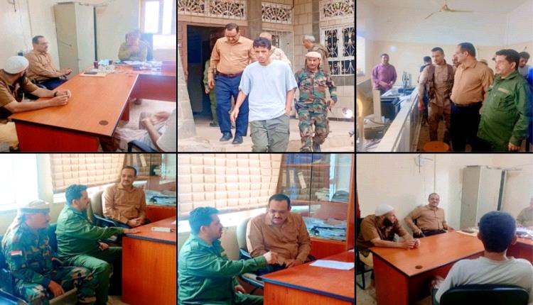 مدير عام شرطة الضالع يشدد على التنظيم والخدمة المدنية ويزور العمليات المشتركة