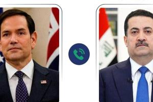 السوداني يؤكد لروبيو ضرورة ضمان عدم استخدام أجواء العراق لضرب دول الجوار