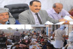 الوردي يحيي تقليده السنوي في ليلة 27 رمضان بإفطار جماعي وتكريم إعلاميين ومكفوفين بلحج