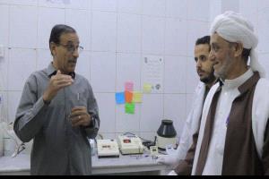 المفلحي يدشن المخيم الطبي المجاني للأمراض المزمنة في مركز الهجرة الطبي الخيري بالمنصورة