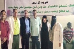  تدشين مخيم طبي مجاني للأمراض المزمنة في مجمع الشيخ عثمان الصحي