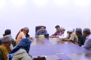 اللواء الشعيبي يترأس اجتماعا أمنيا موسعا لقيادة البحث الجنائي بالعاصمة عدن