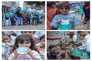 
مبادرة إنسانية لـ(بنك الشمول) تلامس قلوب الأطفال في الحارات والشوارع ( صور )