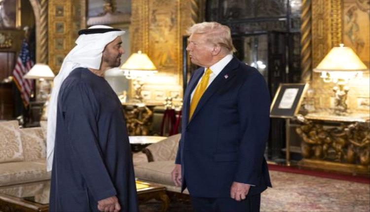 محمد بن زايد يبحث هاتفيًا مع ترامب تطورات المنطقة
