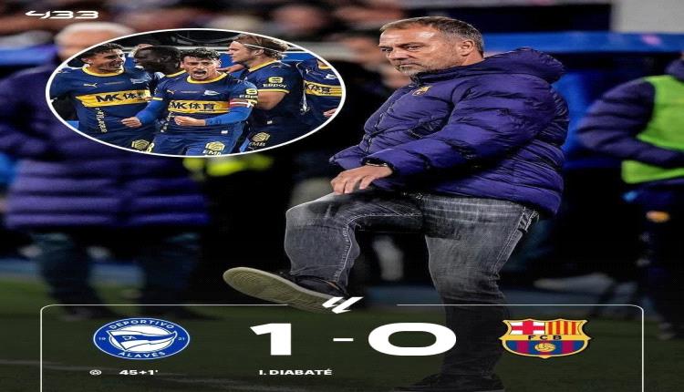 يبدو أن برشلونة اكتفى بحلاوة الممر الشرفي للاعبي ألافيس..فسقط في بحر النشوة.