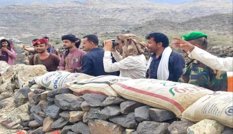 وفد انتقالي المسيمير يتفقد خطوط جبهة حبيل حنش