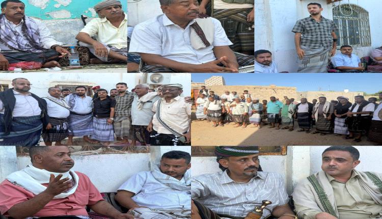وفد قبلي وعسكري من ردفان يصل أبين لتقديم واجب العزاء لقبائل آل فضل في مقتل ولدهم الشاب عبدالله الفضلي