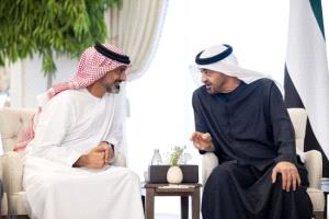 رئيس الإمارات يستقبل ولي عهد عجمان