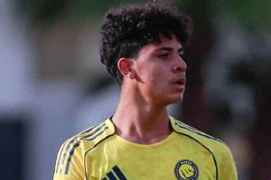 ما سبب غياب كريستيانو جونيور عن حضور مراسم تتويج رونالدو والنصر السعودي؟