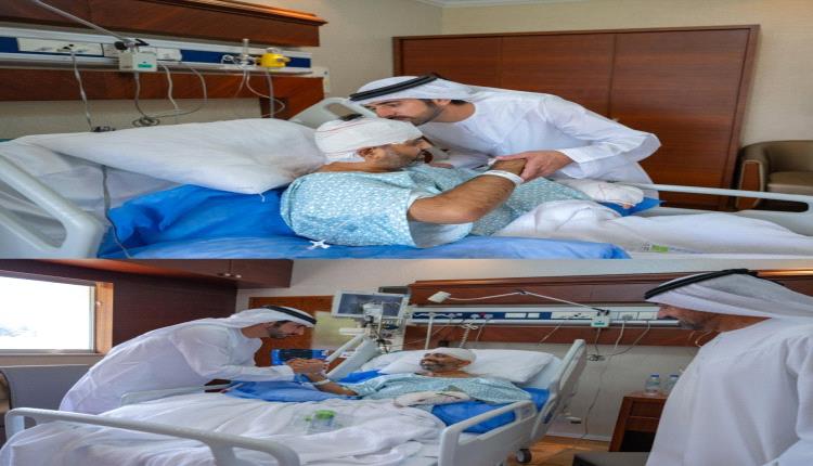 ولي عهد دبي يزور قائد طائرة «فلاي دبي» خلال فترة تعافيه