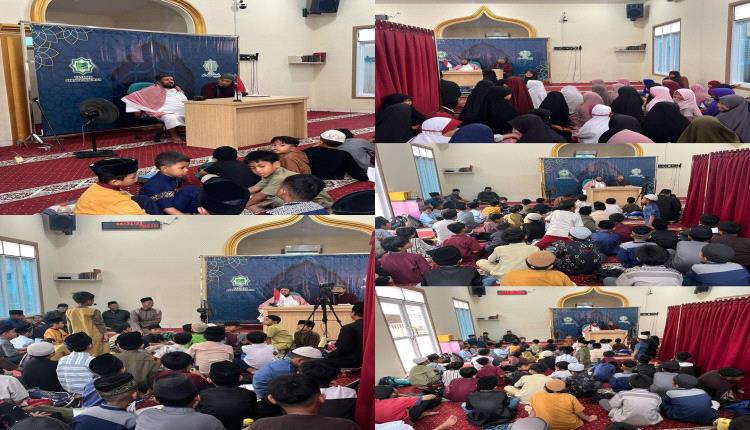 الشيخ بن عطية يلقي محاضرة بعنوان 