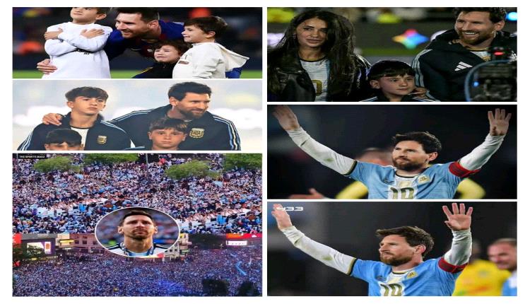 ليو ميسي في وداعيته.
