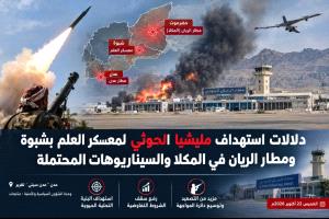 دلالات استهداف مليشيا الحوثي لمعسكر العلم بشبوة ومطار الريان في المكلا والسيناريوهات المحتملة