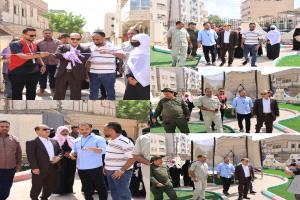مدير عام دارسعد يفتتح حديقة الإنشاءات في منطقة البساتين