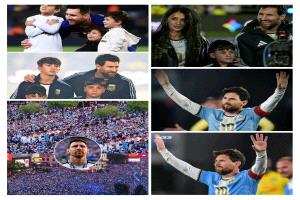 ليو ميسي في وداعيته.