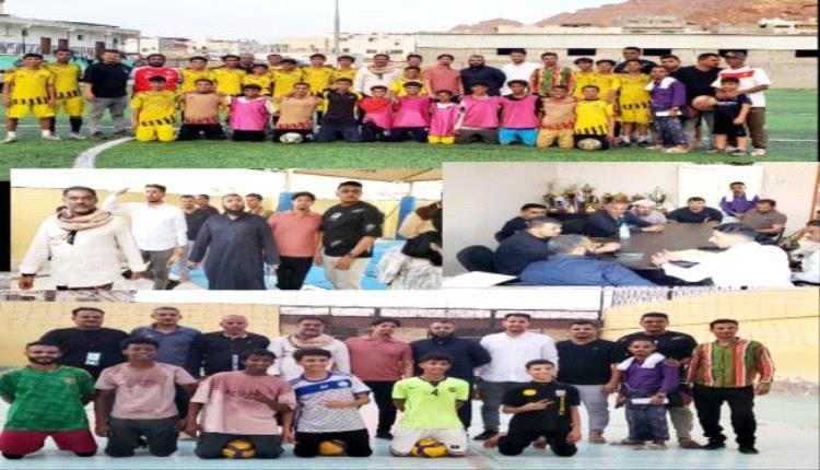 مدير عام التواهي يتفقد نادي الروضة الرياضي بالقلوعة