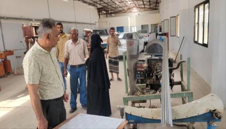 الجاوي يطلع على تحديث التخصصات ويوجه برفع جودة التدريب المهني