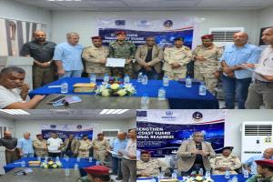 الرباكي يشيد بدورتي الهندسة والاتصالات البحرية ويؤكد أهمية التأهيل في المجالات البحرية 