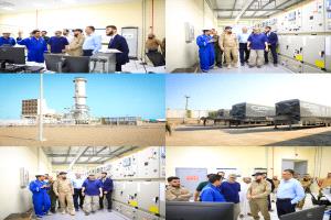 محافظ العاصمة عدن ووزير الكهرباء يتفقدان محطات الكهرباء  بمديريتي البريقة والمنصورة ( صور )