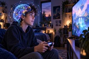 الإفراط في ألعاب الفيديو يرتبط بتغيرات في قشرة دماغ المراهقين