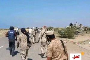 وصول ضباط من محور تعز إلى عدن