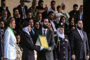 تخريج الدفعة الأولى من معهد الشرطة النسائية الجديد في سوريا
